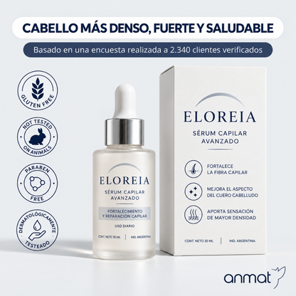 ELOREIA® Sérum Capilar Avanzado | Cabello Más Fuerte y con Mayor Densidad
