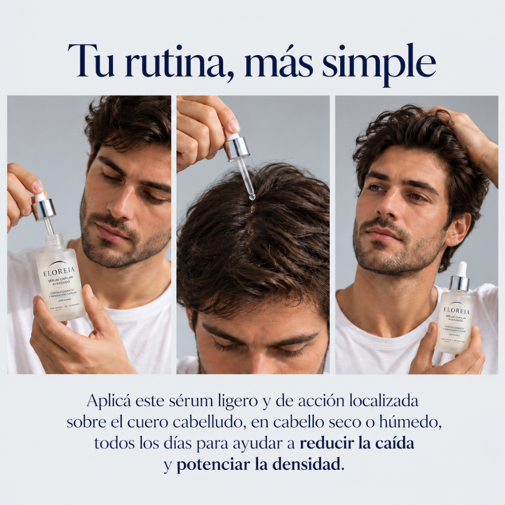 ELOREIA® Sérum Capilar Avanzado | Cabello Más Fuerte y con Mayor Densidad